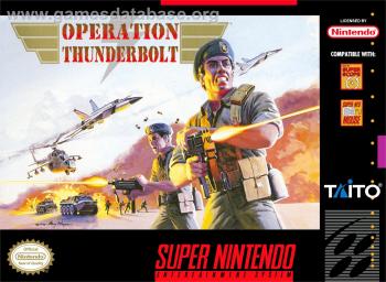 Cover Operation Thunderbolt for Super Nintendo
